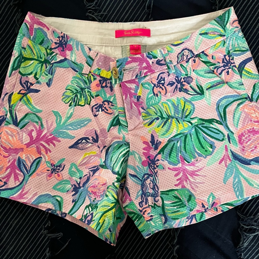 Lilly Pulitzer Mermaid in the shade Callahan shorts